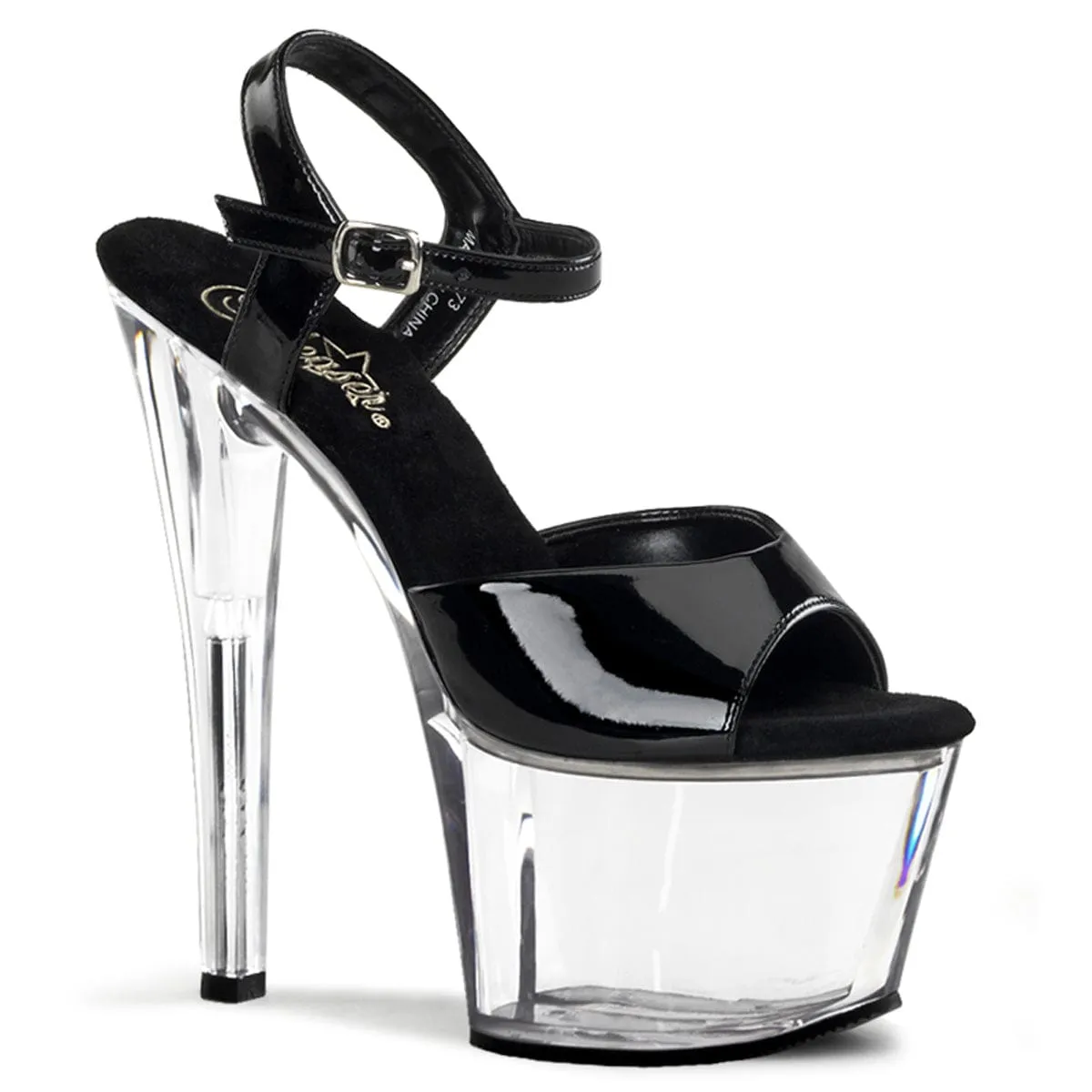 SKY-309 Black Patent/Clear