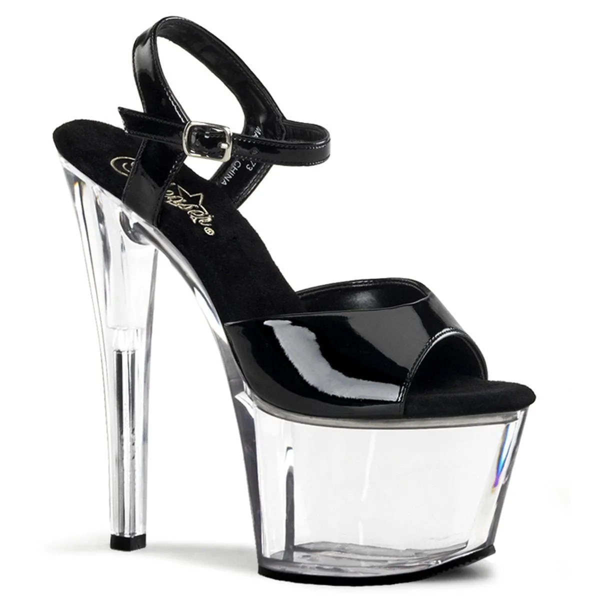 SKY-309 Black Patent/Clear