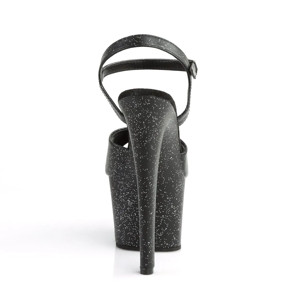 SKY-309MMG Black Faux Leather/Black Matte