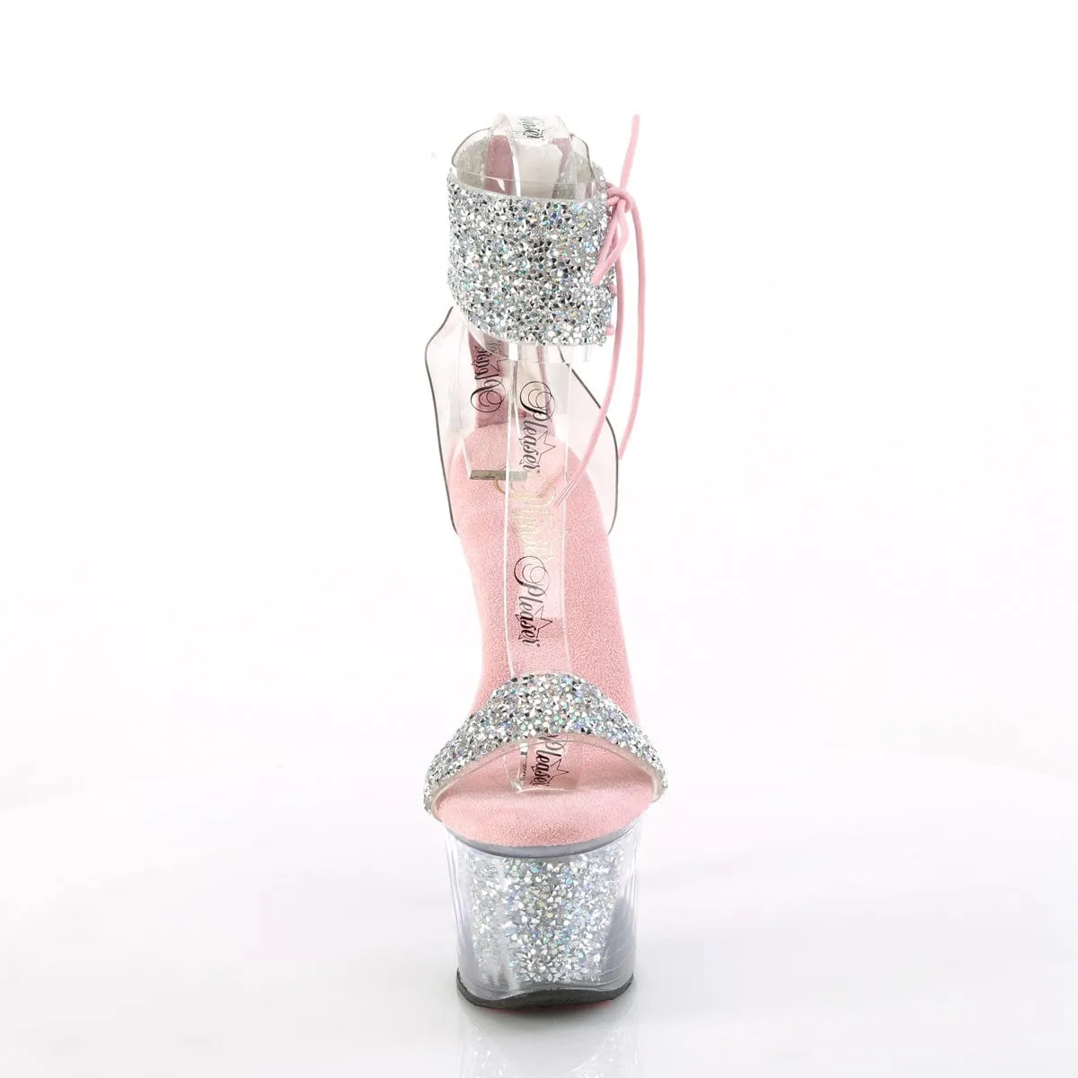 SKY-327RSI Silver Multi Rhinestones-Baby Pink/Silver Rhinestones