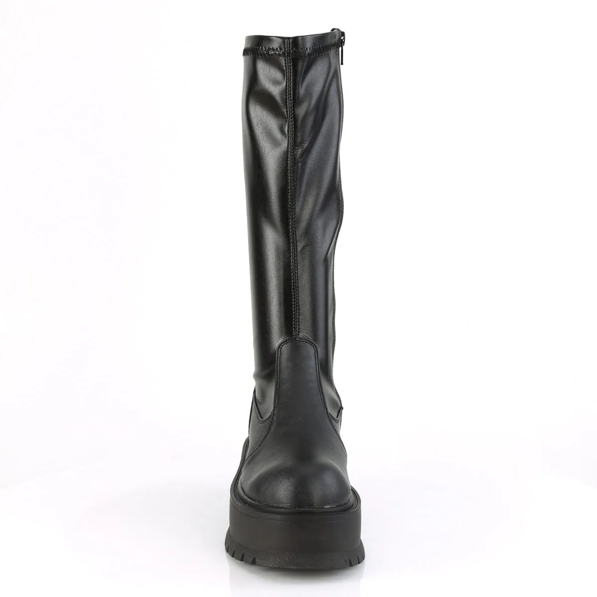 SLACKER-200 Black Stretch Vegan Leather
