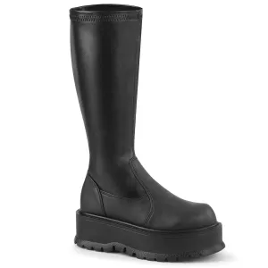 SLACKER-200 Black Stretch Vegan Leather