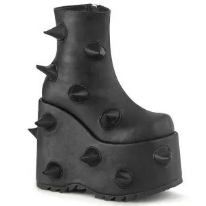 SLAY-77 Black Vegan Leather