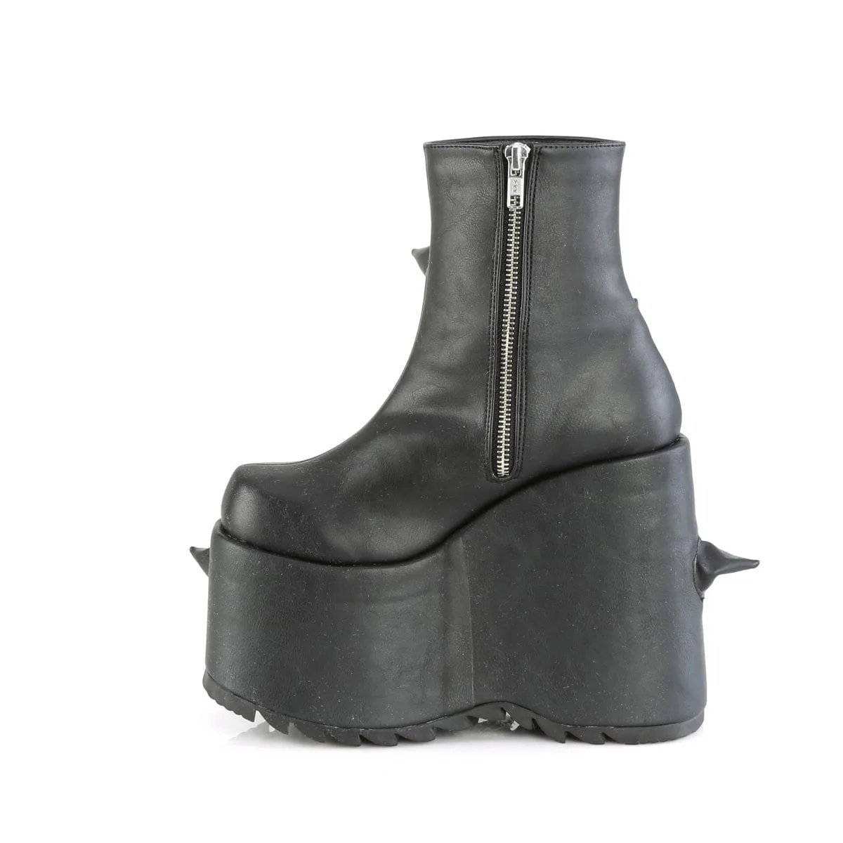 SLAY-77 Black Vegan Leather