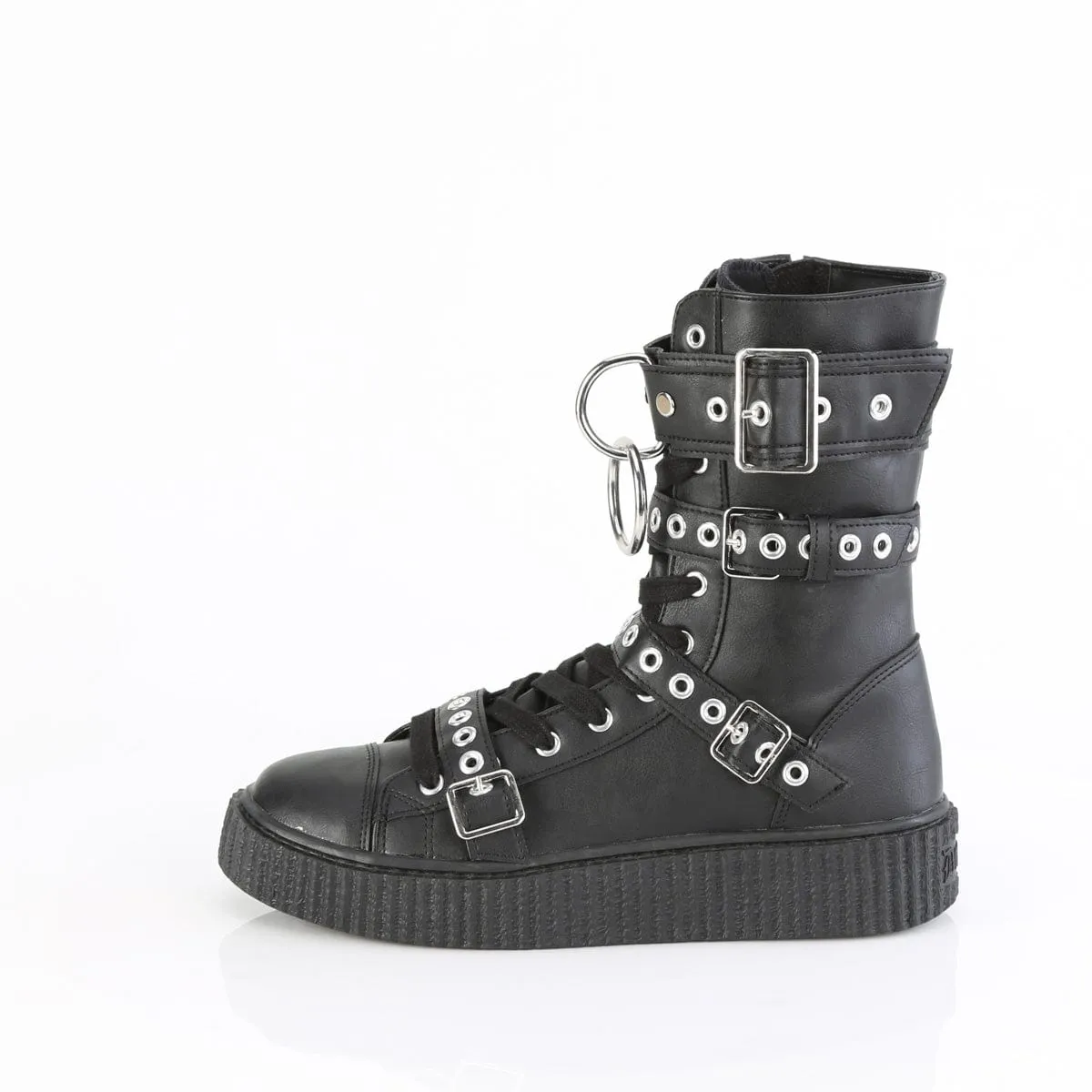SNEEKER-320 Black Vegan Leather
