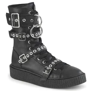 SNEEKER-320 Black Vegan Leather