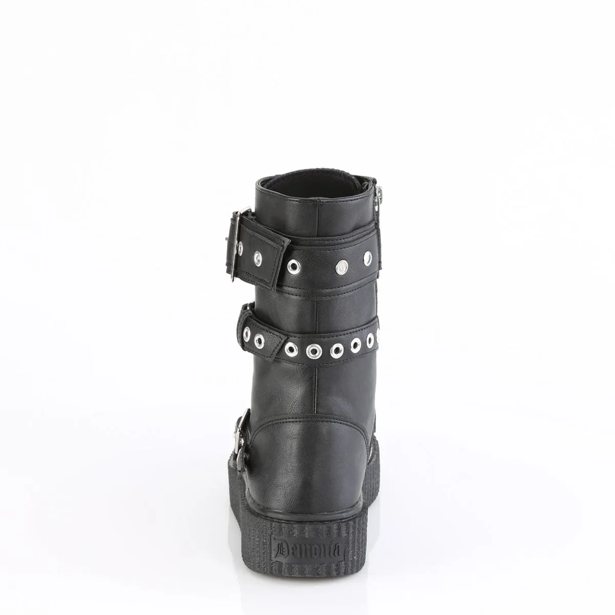 SNEEKER-320 Black Vegan Leather