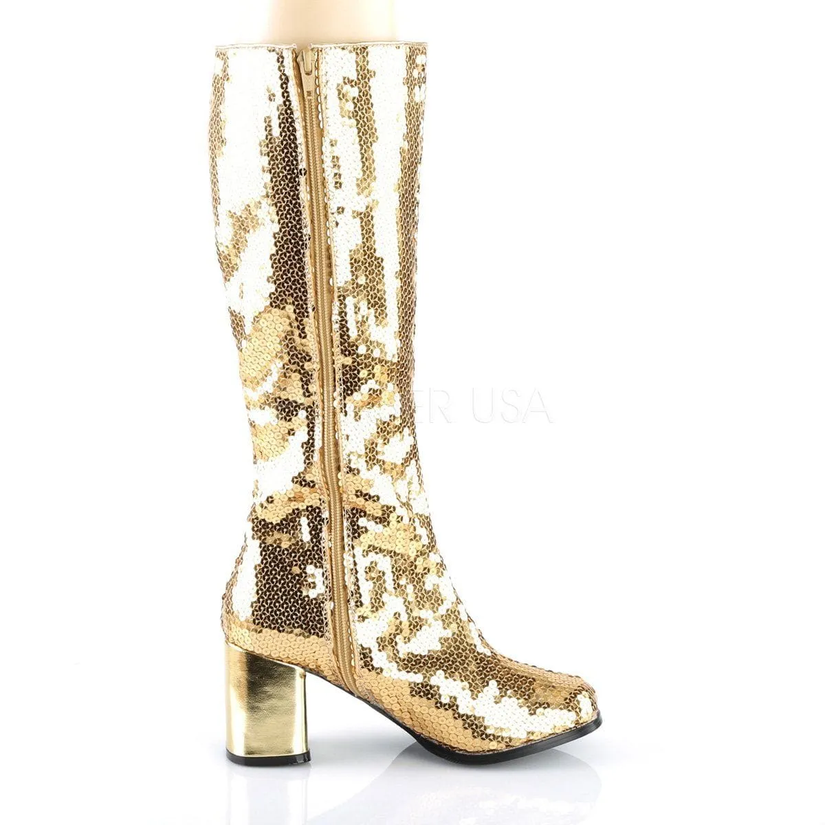 SPECTACUL-300SQ Gold Sequins