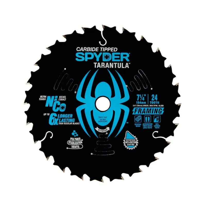 Spyder 13001 7-1/4in 24T Framing Blade