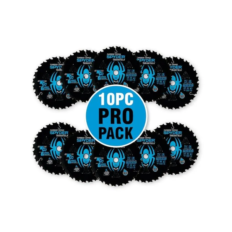 Spyder 13017 7-1/4in 24T Framing 10pc Pro Pack