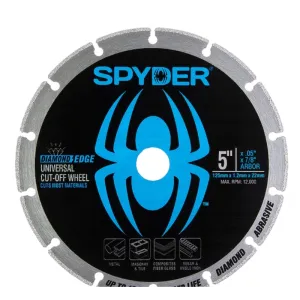 Spyder 14005 Diamond Cut-Off Wheel 5" - 100X Longer