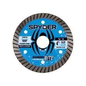 Spyder 14115 Masonry Cutting Wheel, Cont. Turbo, 4"