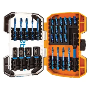 Spyder 19078 Phillips/Square/TORX Mach-Blue Impact Bit Set 28 Piece