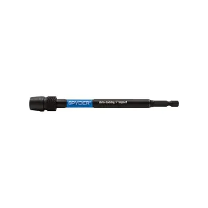 Spyder 19082 Bit Extension 1/4-in x 6-in Quick Change Bit Holder