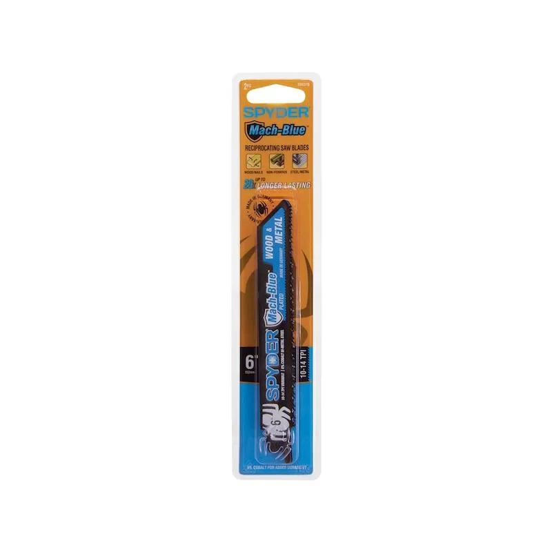 Spyder 200319 Mach-Blue 10/14TPI - 6 Inch 2-Pack