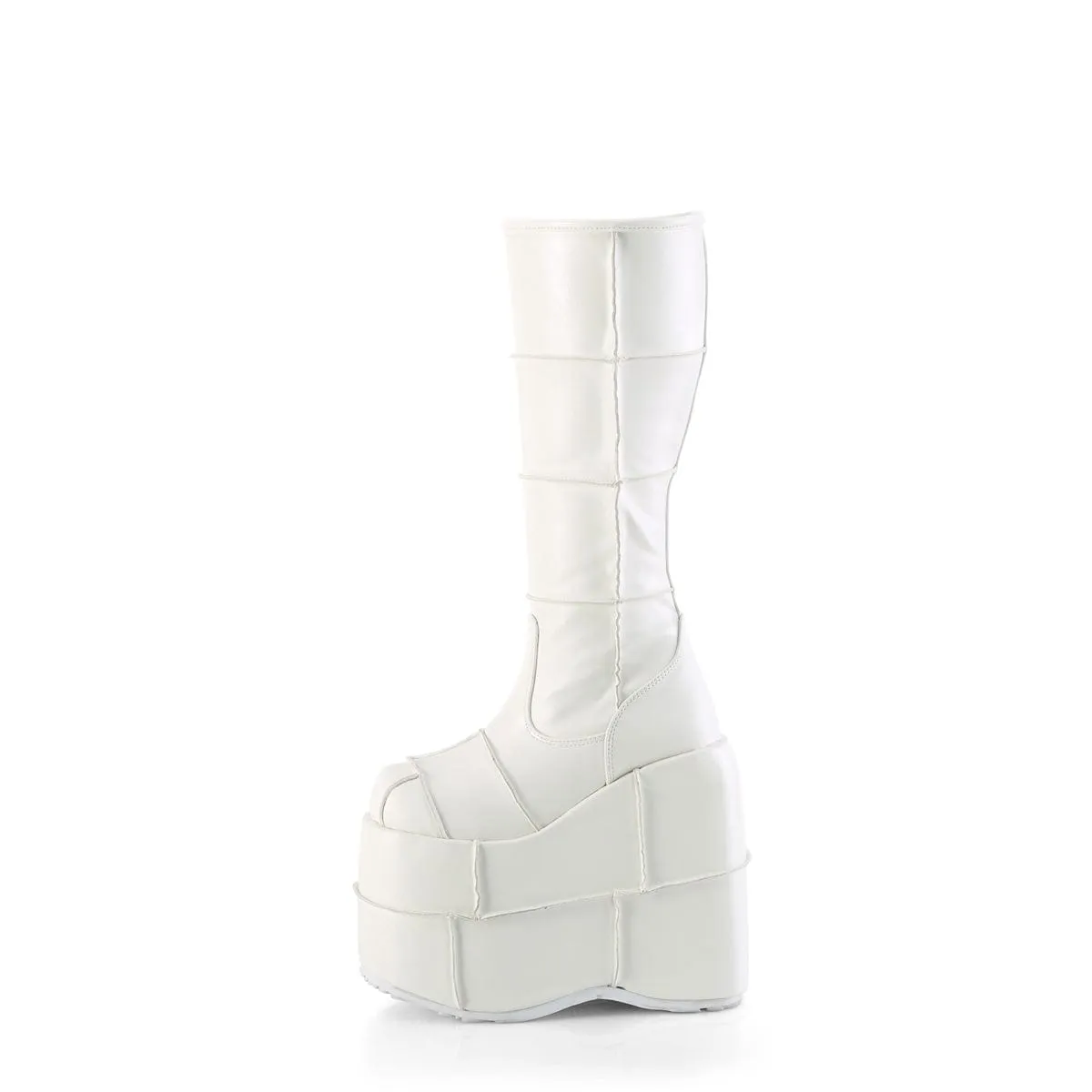 STACK-301 White Vegan Leather