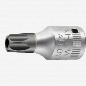 Stahlwille 01351010 44KTXB Security TORX Socket, T10s 1/4" Drive