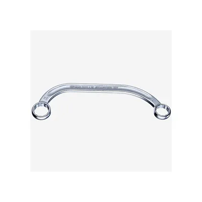 Stahlwille 41091618 27 Double ended ring Spanner STARTER (Half-Moon)