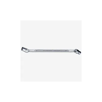 Stahlwille 43011617 29 Double ended flexi-joint Spanner, 16 x 17 mm