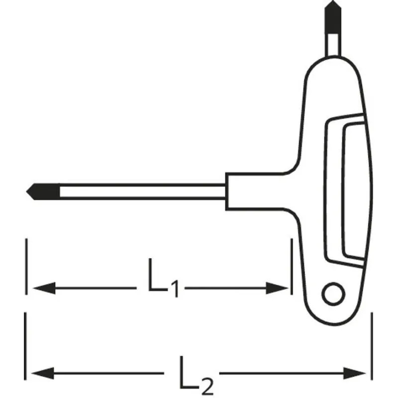 Stahlwille 43293009 TORX T-Screwdriver For Screws With TORX Internal Profile
