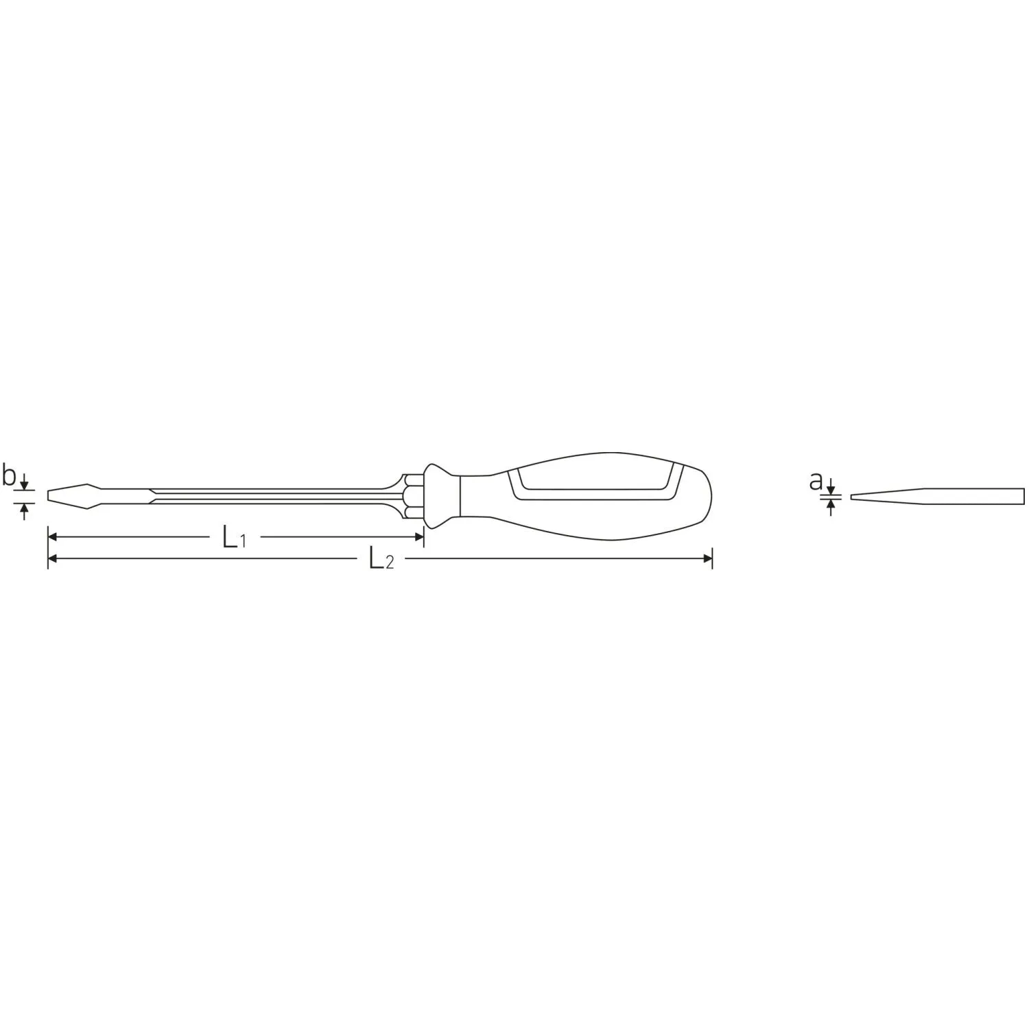 Stahlwille 46223365 Slotted screwdriver Drall 