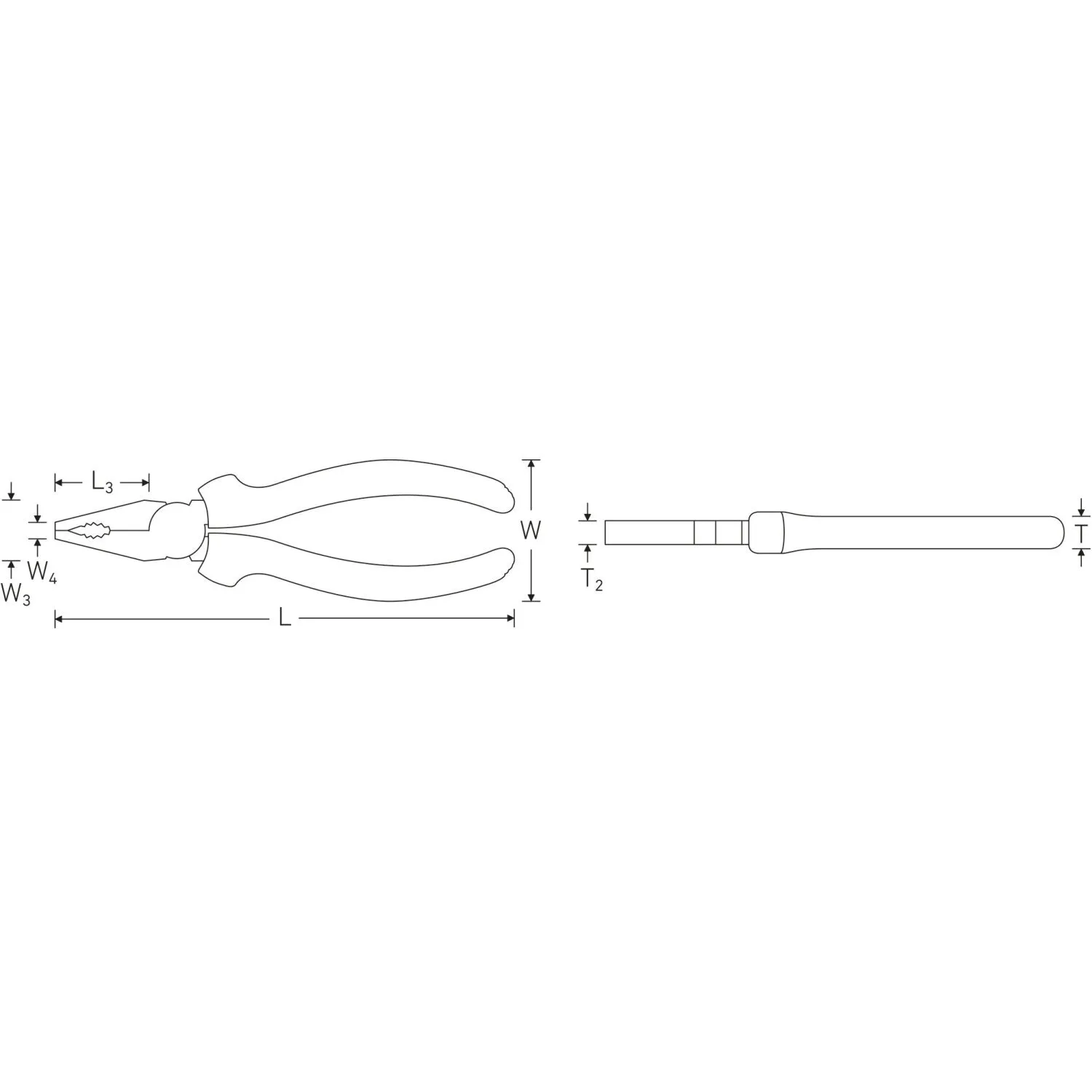 Stahlwille 67001180 Combination pliers