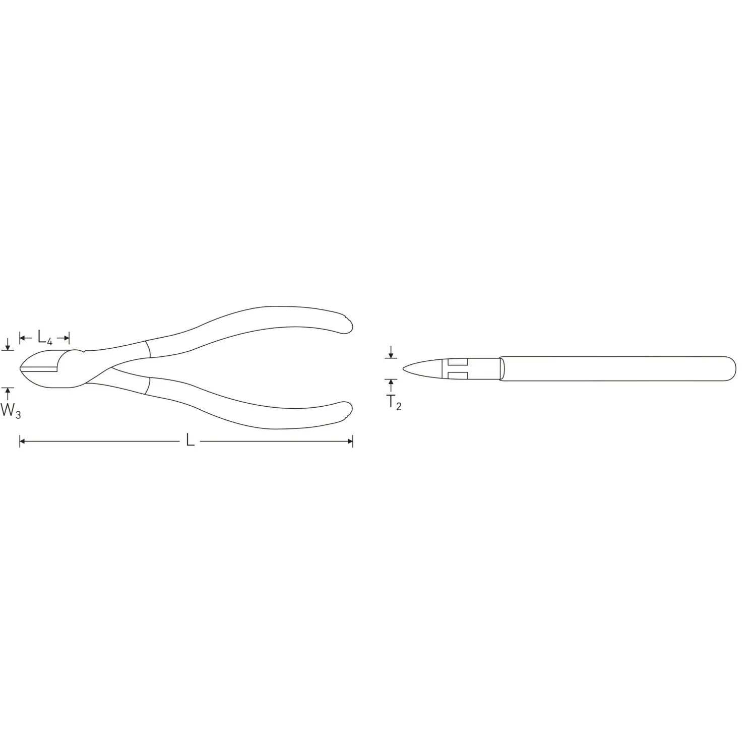 Stahlwille 67203140 Side cutter