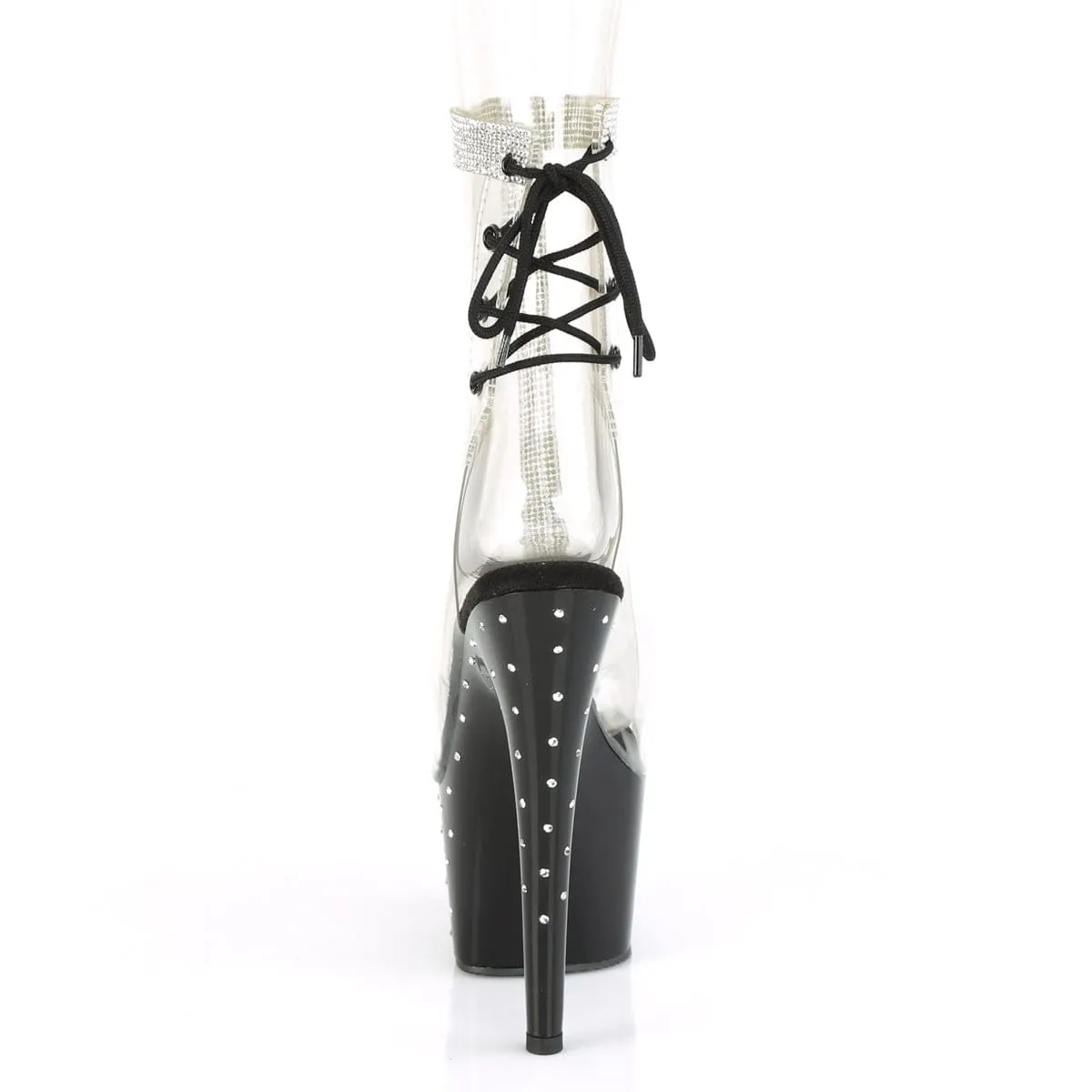 STARDUST-1018C-2RS Clear Ankle Boots