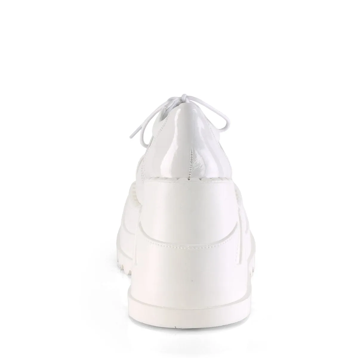 STOMP-08 White Patent -Vegan Leather