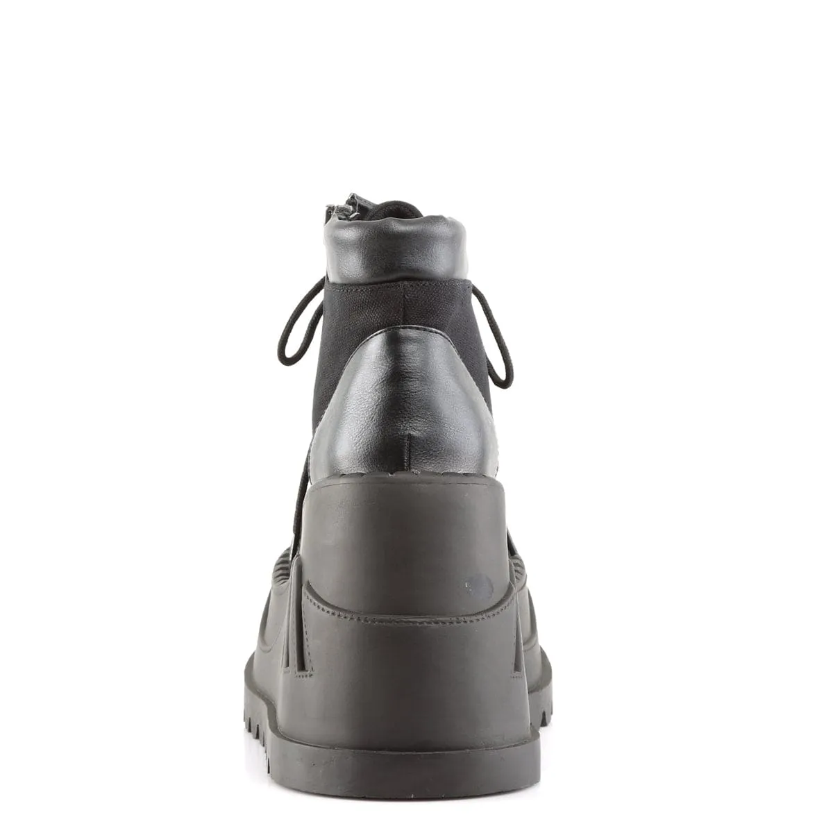 STOMP-10 Black Canvas-Vegan Leather