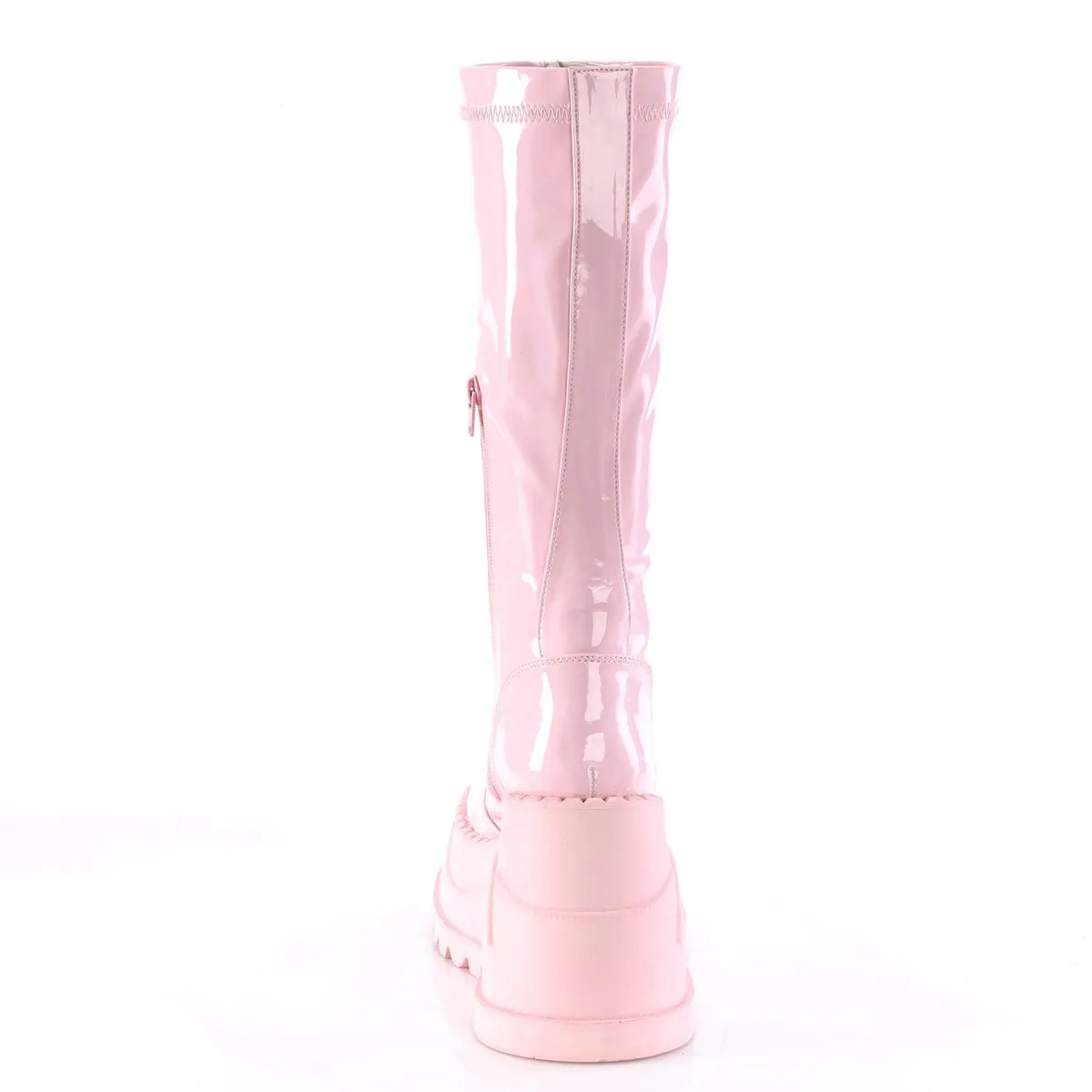 STOMP-200 Baby Pink Hologram Stretch Patent
