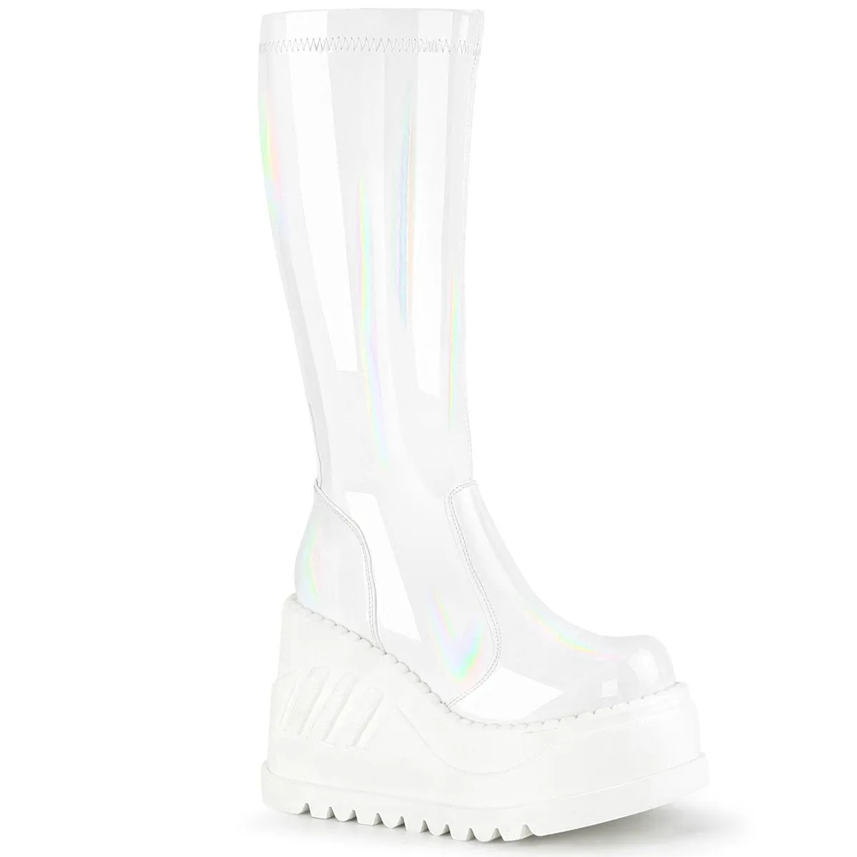 STOMP-200 White Hologram Stretch Patent