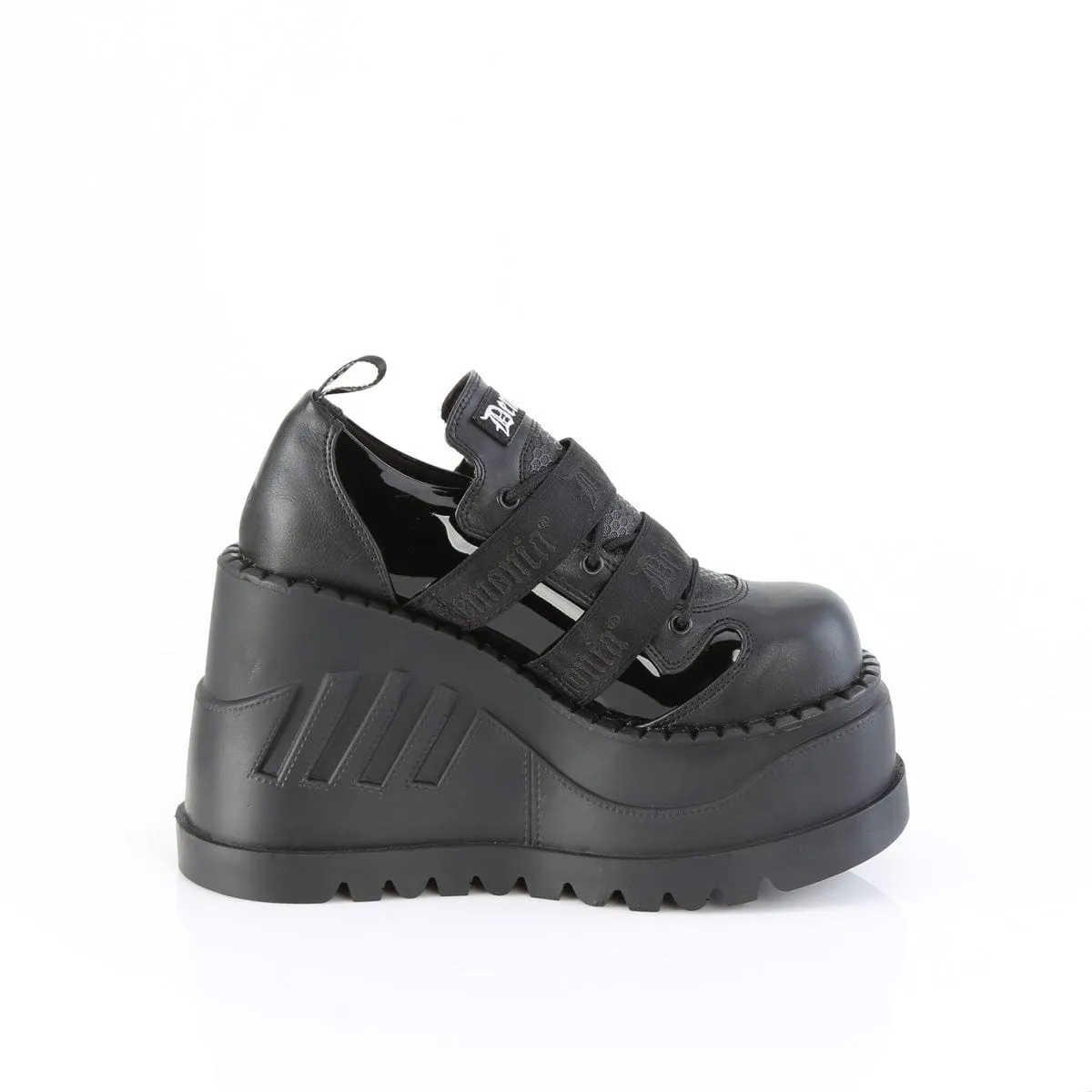 STOMP-28 Black Patent -Vegan Leather