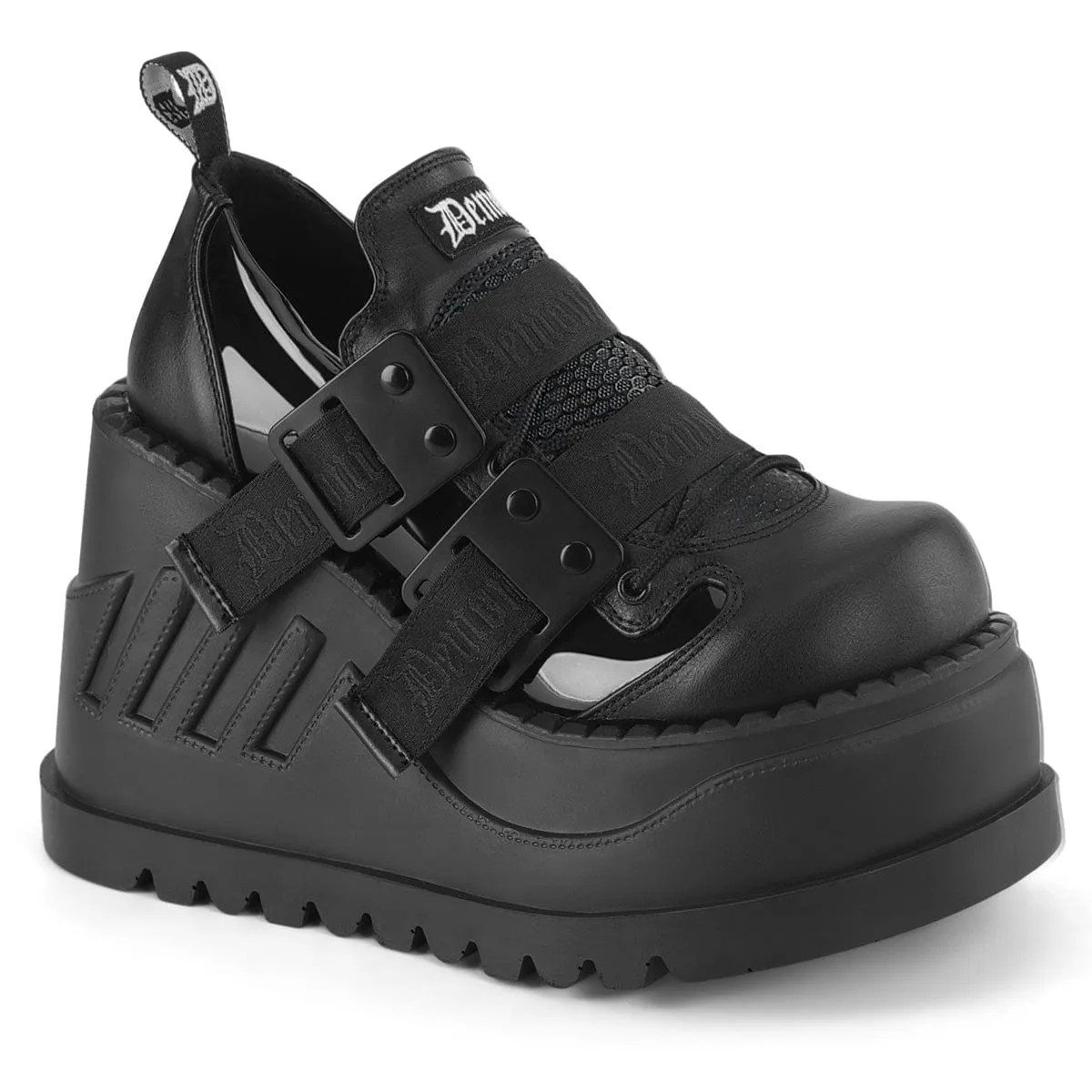 STOMP-28 Black Patent -Vegan Leather