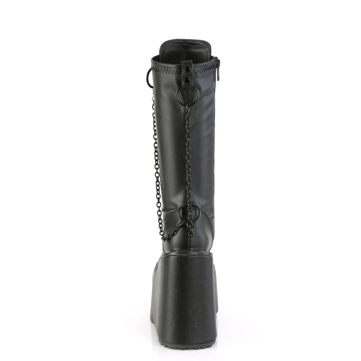 SWING-150 Black Stretch Vegan Leather