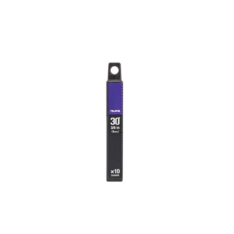 Tajima Tools CB39RBH Premium Cutter Series, 30Acute Angle Razar Black Blade, 7-Point, 10-Blade, Hard Case