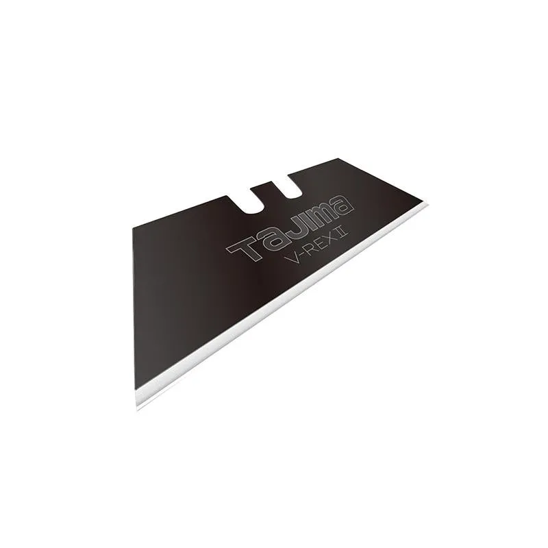 Tajima VRB2-5B V-REX II, premium tempered steel utility knife blades, 5-blade pack
