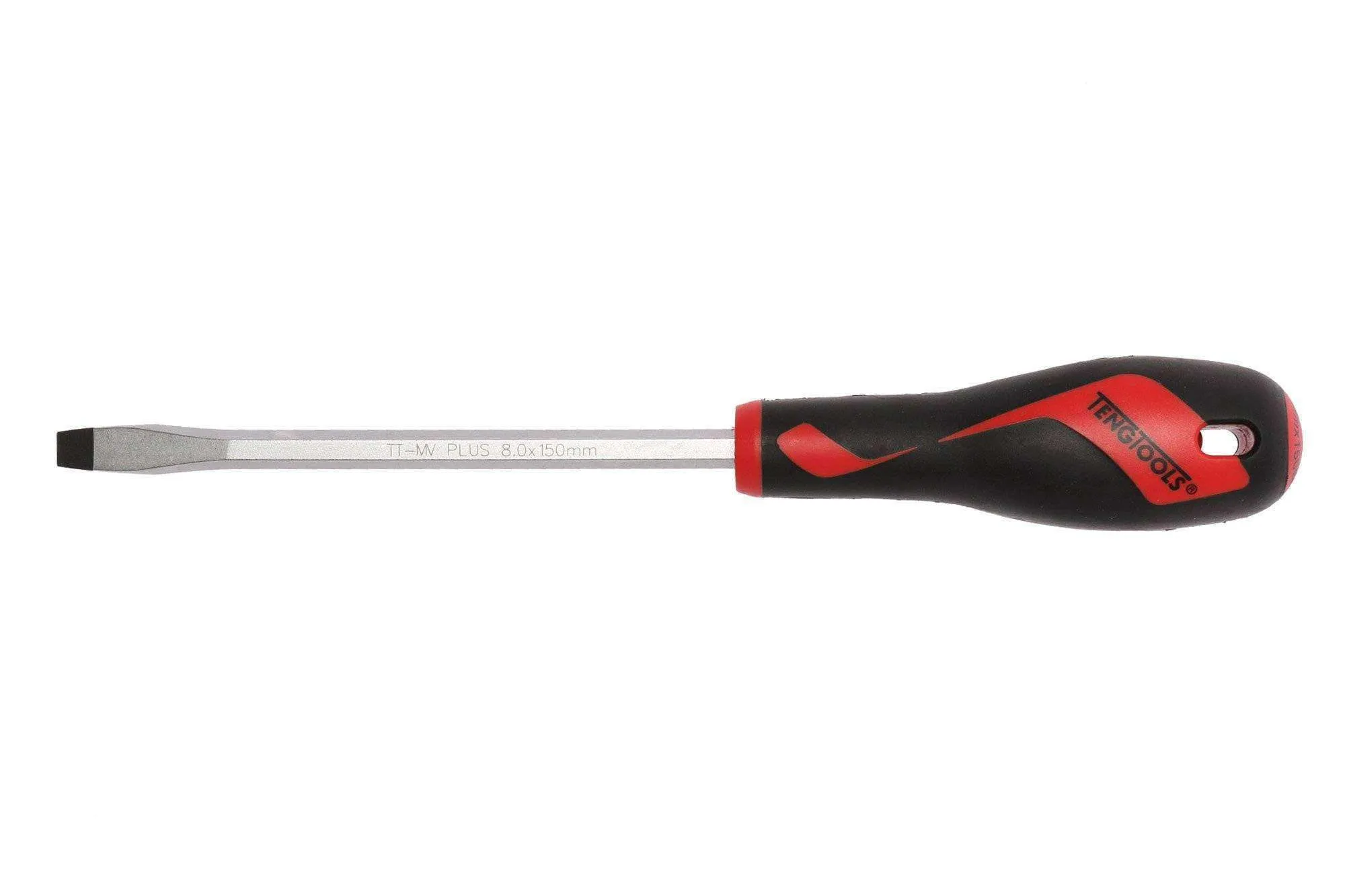 Teng Tools 8mm / 5/16 Inch x 150mm / 5.9 Inch Long Flat Type Slotted Head Screwdriver - MD934N
