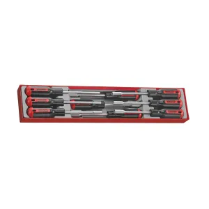 Teng Tools 9 Piece (5mm to 13mm) 6 Point Nut Driver Set - TTXND