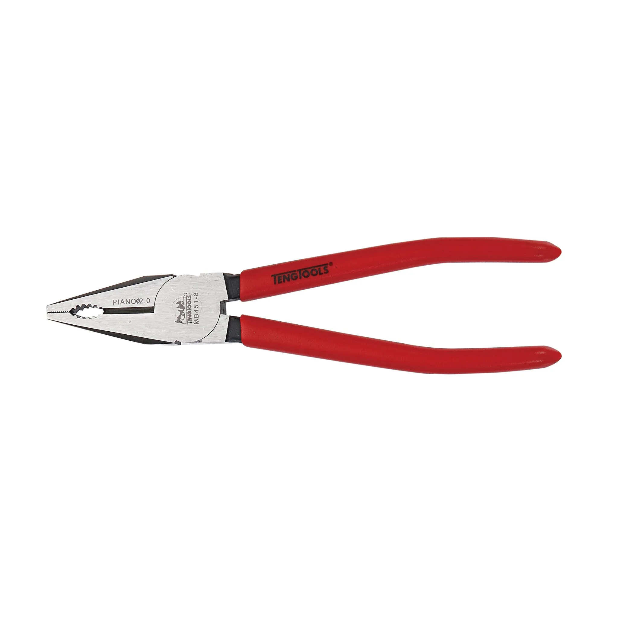 Teng Tools Combination Pliers With Dipped Vinyl Handles