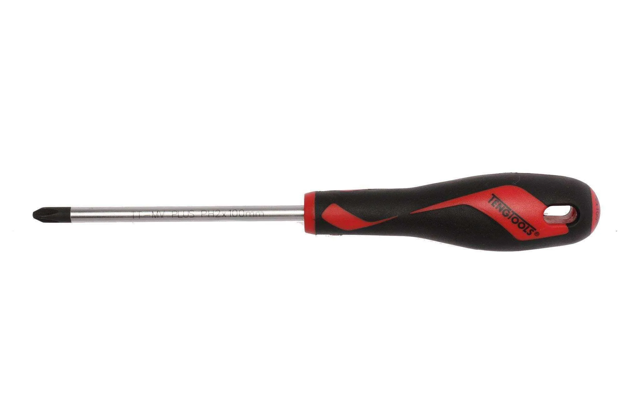 Teng Tools PH2 x 3.9 Inch/100mm Head Phillips Screwdriver   Ergonomic, Comfortable Handle - MD948N4