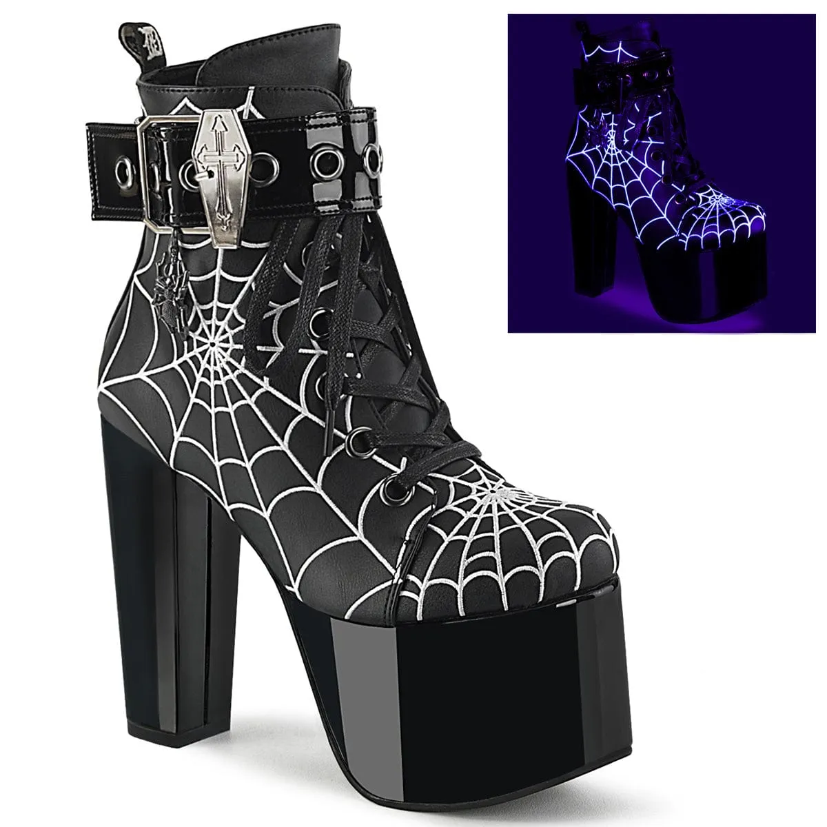 TORMENT-51 Black Vegan Leather