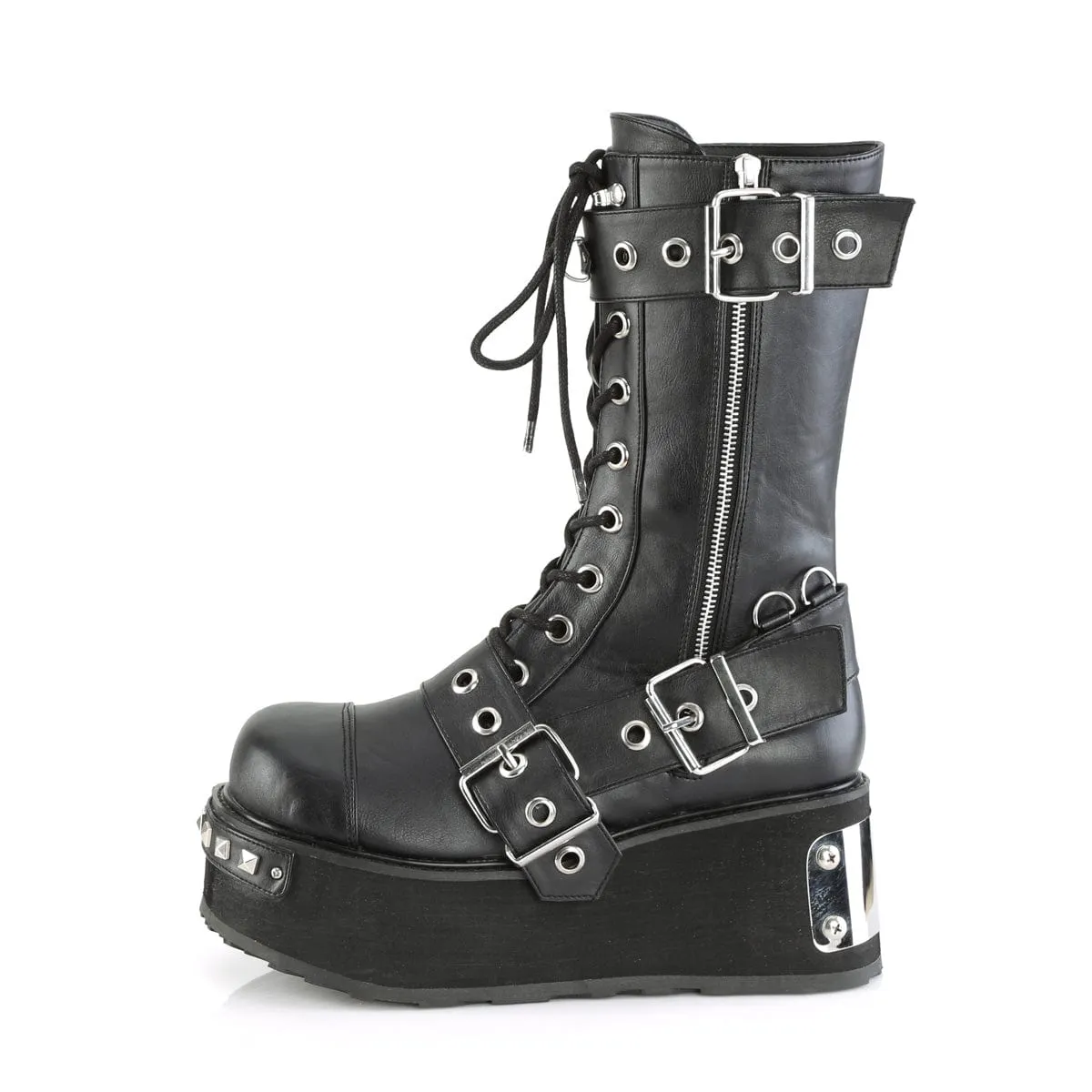 TRASHVILLE-250 Black Vegan Leather