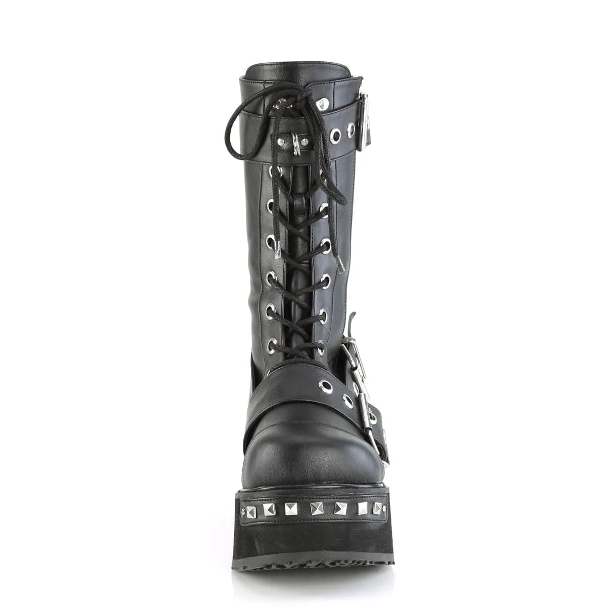 TRASHVILLE-250 Black Vegan Leather