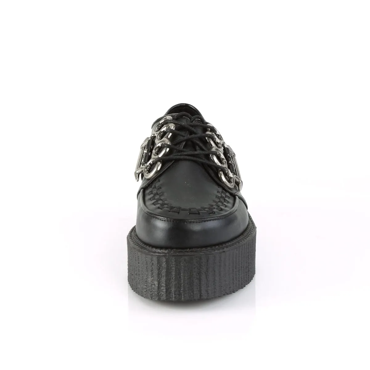 V-CREEPER-516 Black Vegan Leather