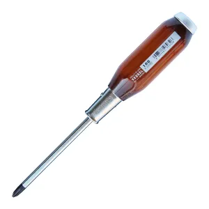 Vessel 100P2100 Genuine Wood Handle Tang-Thru Screwdriver No.100  2x100