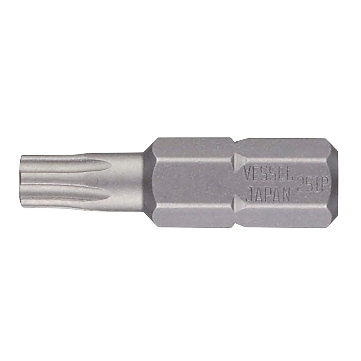 Vessel B33IP2525HP1 Insert Bit 1/4" Hex, 25IPx25H