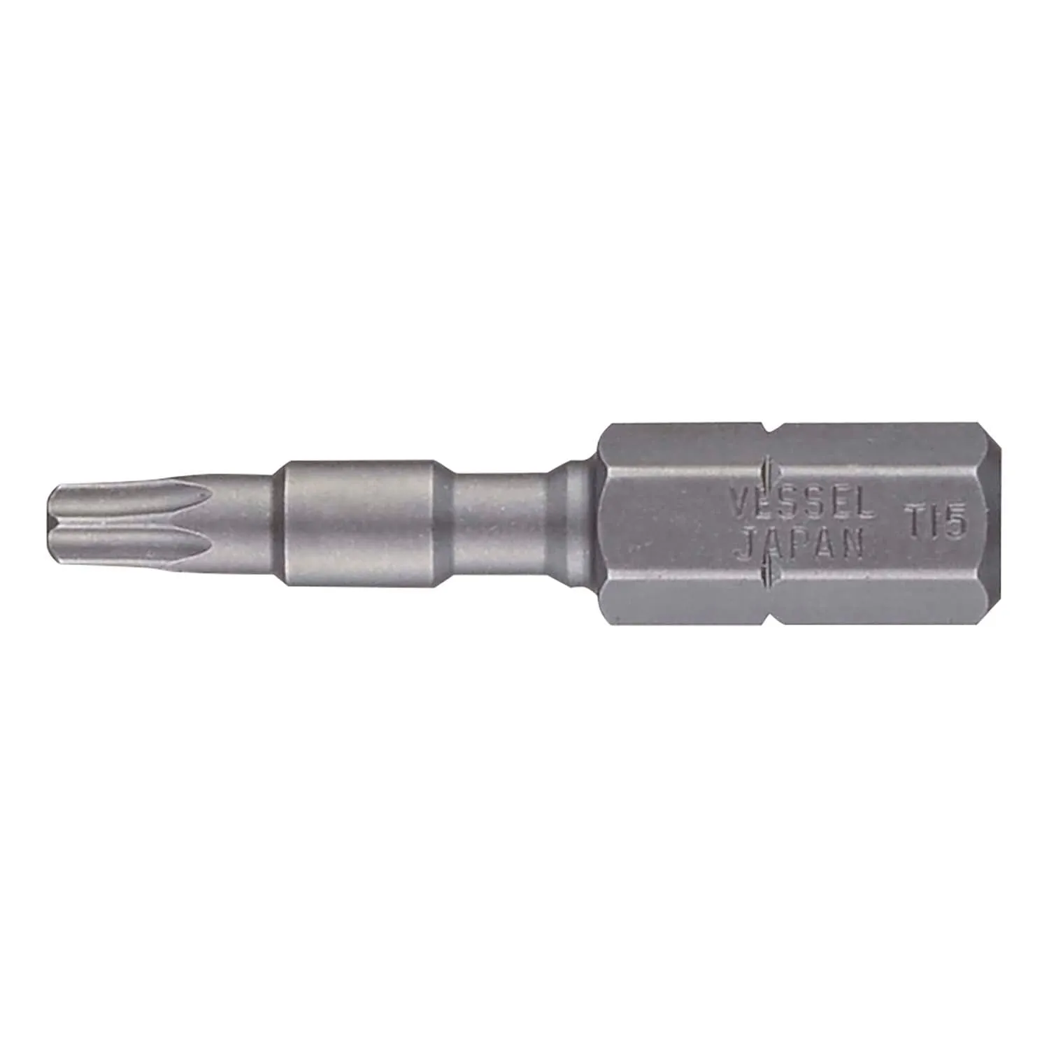 Vessel B33MMBCT1533HP1 Insert Bit 1/4" Hex, T15x33H with Slim Magnet Screw Catcher