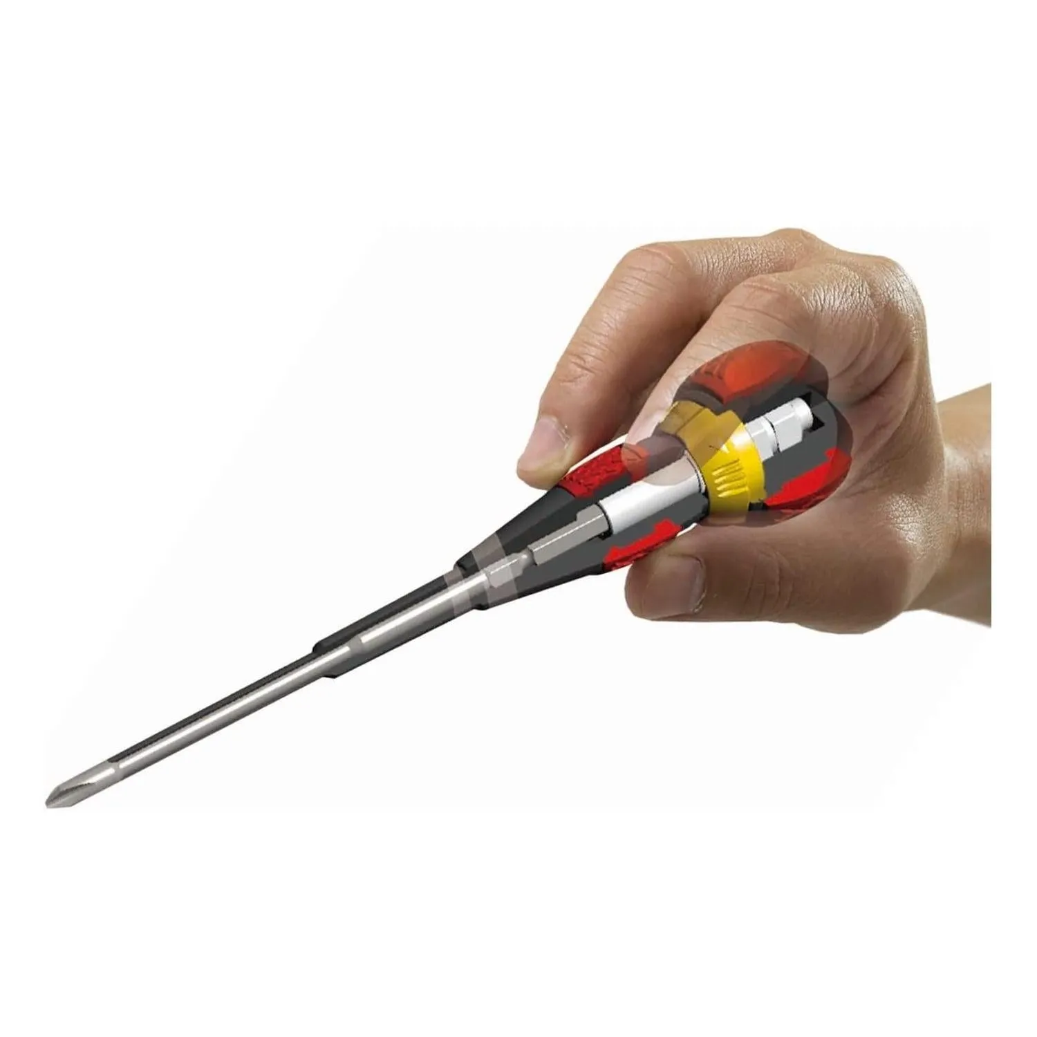 Vessel Tools 22005EVA BALL GRIP Ratchet Screwdriver Set