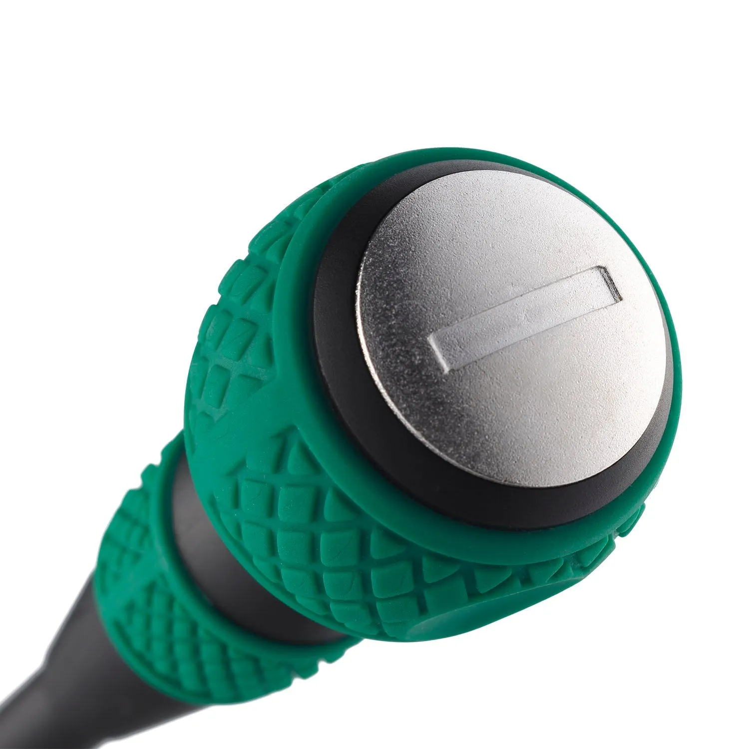 Vessel Tools 230S6100 Ball-Grip Tang-Thru Screwdriver No.230, Slotted 6mm